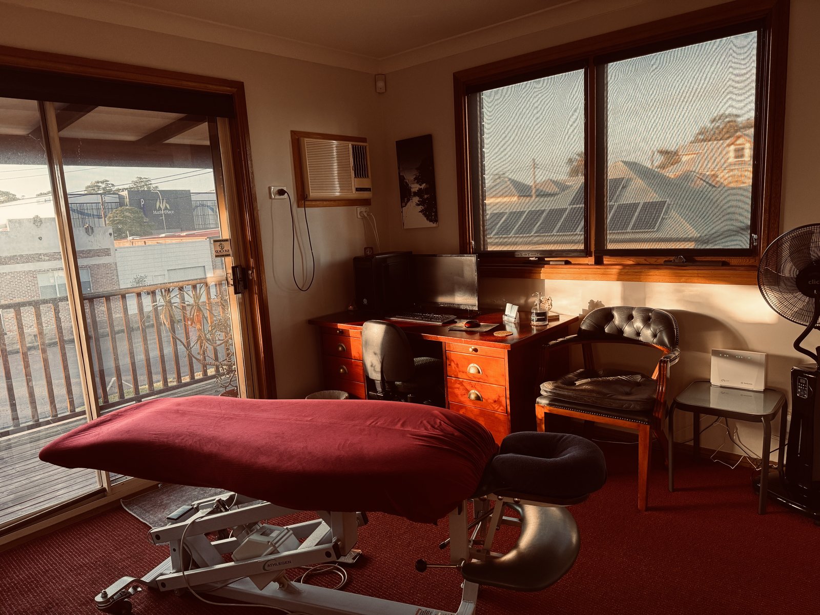 Treatment room at Progressive Osteopathics